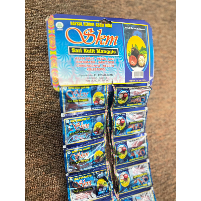 SARI KULIT MANGGIS ( BIRU ) ORIGINAL KAPSUL (ASAM URAT)