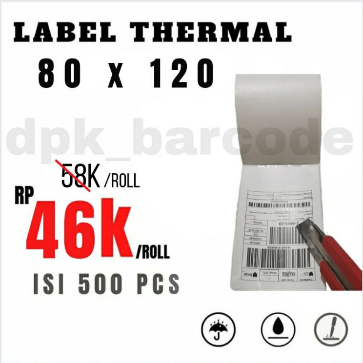 

Diskon Promo Label Thermal 8x12 isi 5pcs Kertas Thermal 8x12 Kertas Resi 8x12 Label Thermal 8x12 Barcode Label 8x12 core 1 inch Q46
