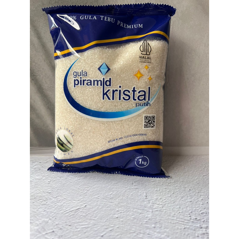 

Gula Pasir Kristal Putih Piramid 1kg promo