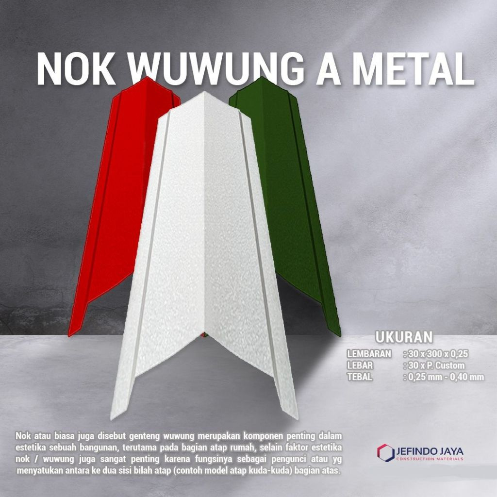 NOK / WUWUNG METAL - NOK GALVALUM MODEL A