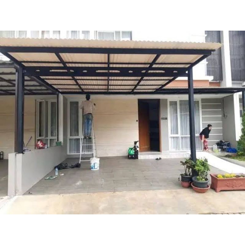 KANOPI BAJA RINGAN WARNA HITAM