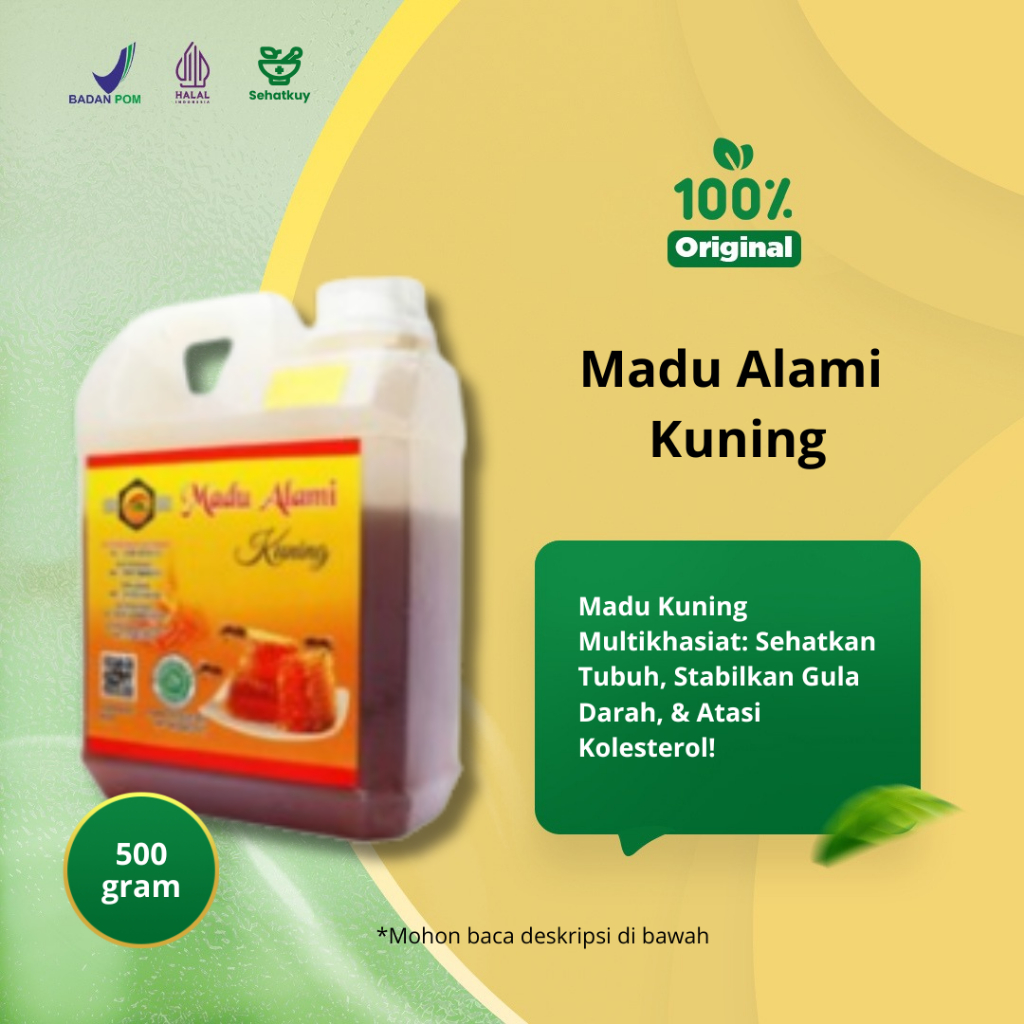 

AMK Madu Kuning Alami 500gr