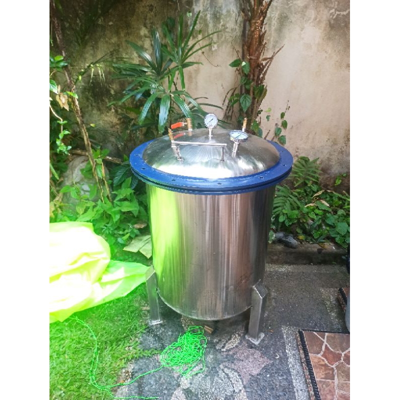 presto besar 225litr autoclave, Presto atau Autoclave Kapasitas 250 Untuk Sterilisasi Bibit Jamur Bo