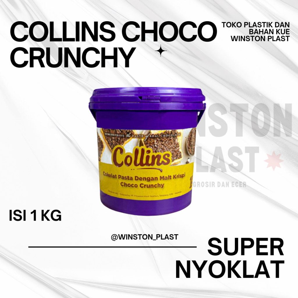 

Collins choco crunchy 1kg selei COLLINS coklat crunchy 1kg BARU