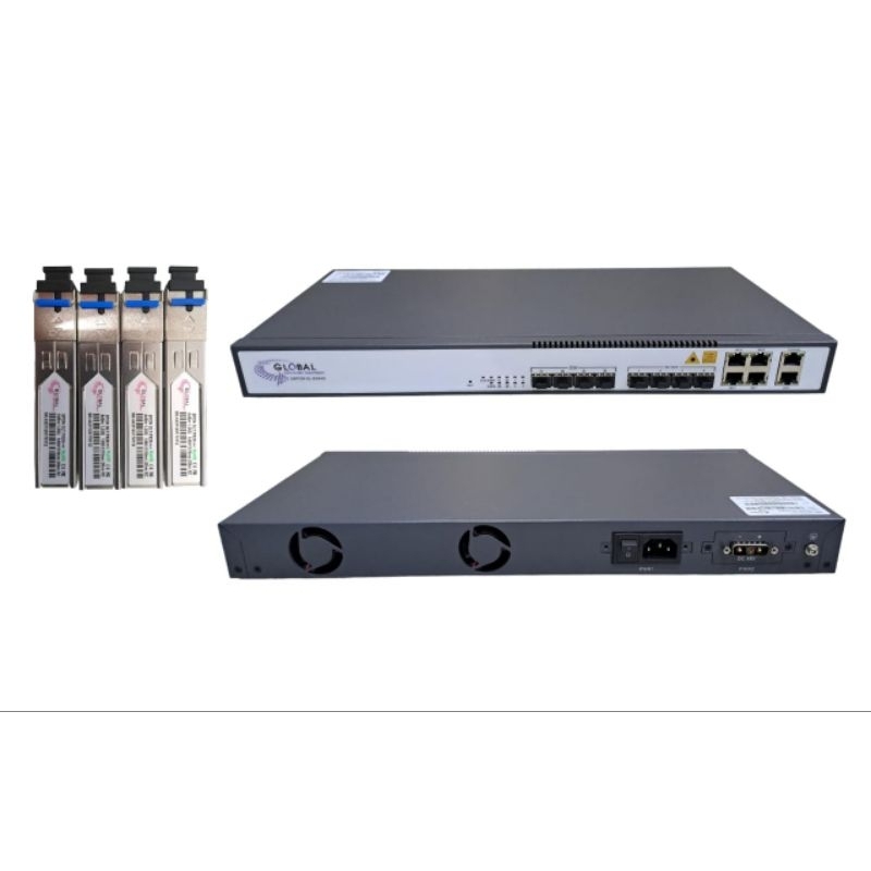 OLT EPON GLOBAL 4 PORT, POWER AC/DC