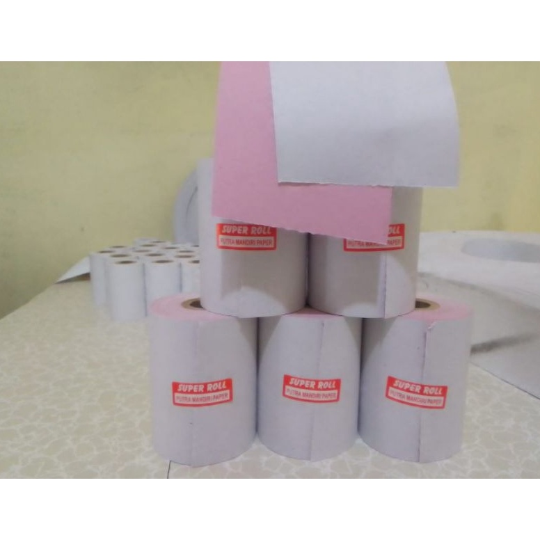 

Model Baru Kertas kasir NCR 2PLY 75x55mmPUTIH MERAH paket 1pcs R44