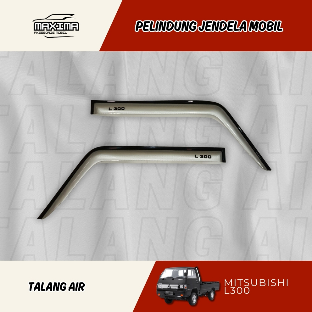 Talang Air Pintu Mobil L300 2 Pintu Hitam dan Silver Talang Air 2 Pintu L300