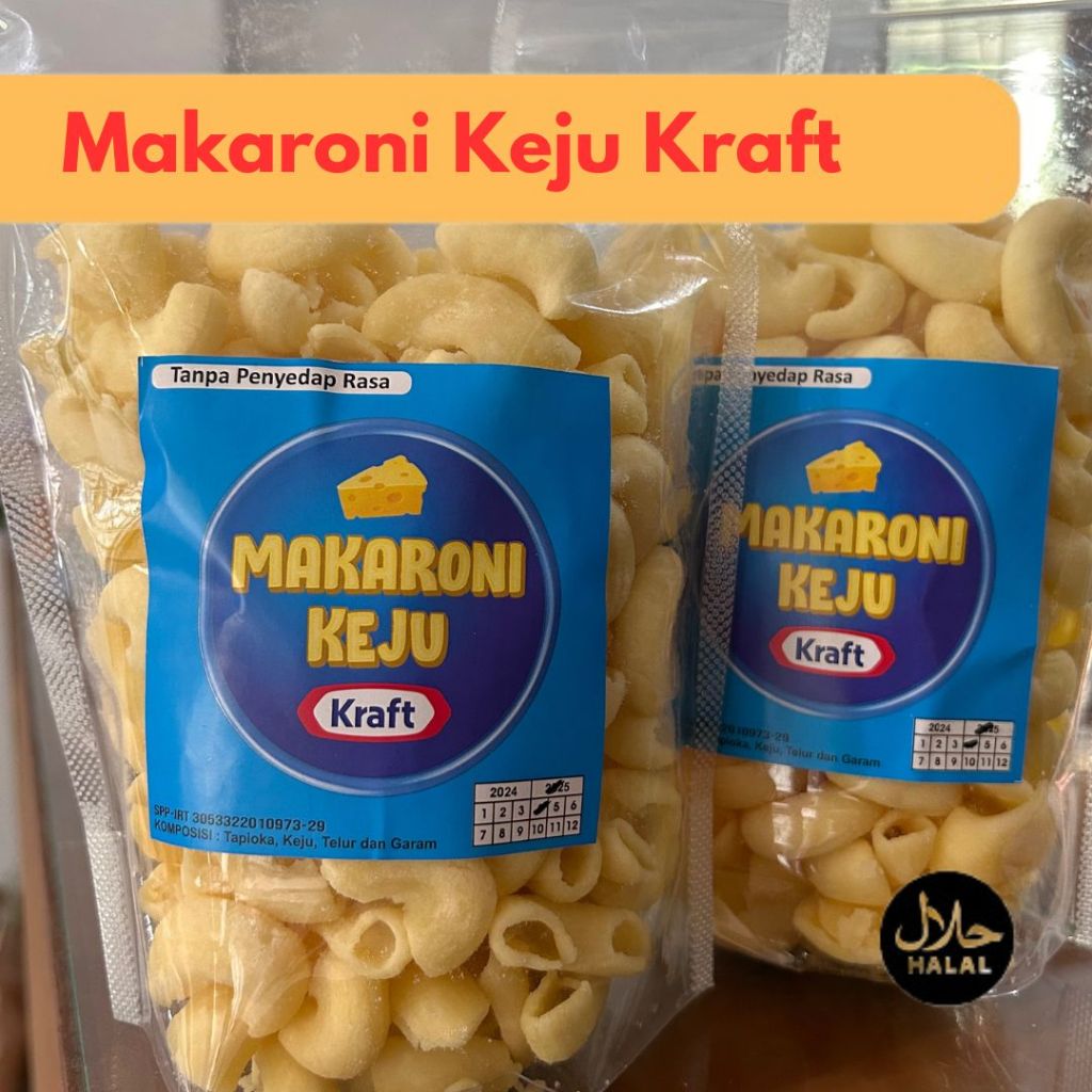 

MAKARONI KEJU KRAFT RENYAH 250g