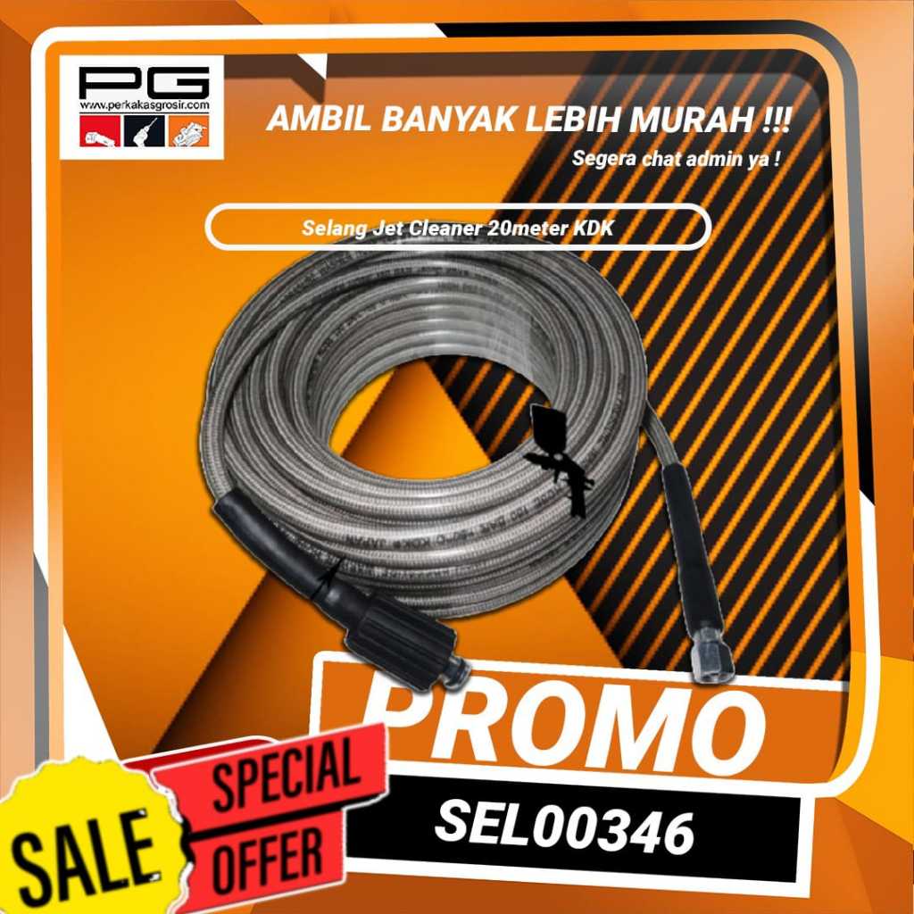 Selang Jet Cleaner 20M KDK Selang Steam Jet Cleaner 20 Meter KDK