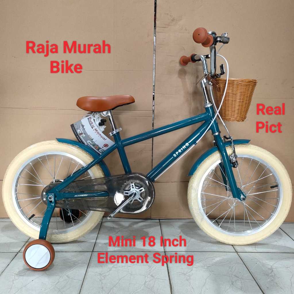 Sepeda Anak Perempuan Mini 18 inch Element Spring Sepeda Anak Element Spring 18 inch