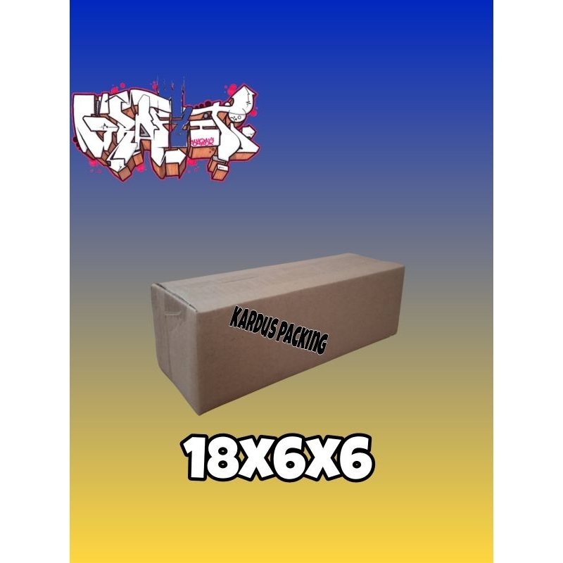 

kardus polos 18x6x6,kardus packing,kardus kecil