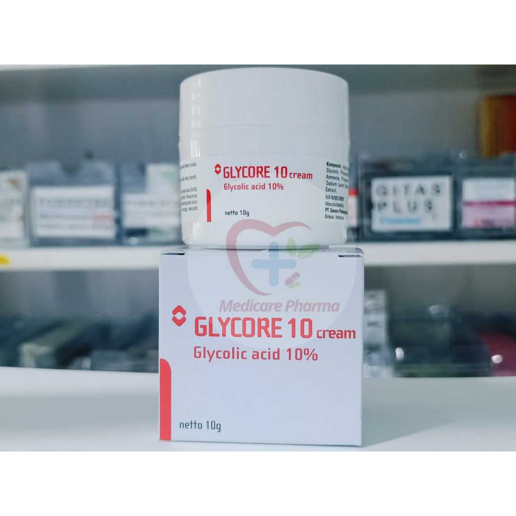 Glycore 10% cream Original - Menyamarkan kulit gelap dan hitam