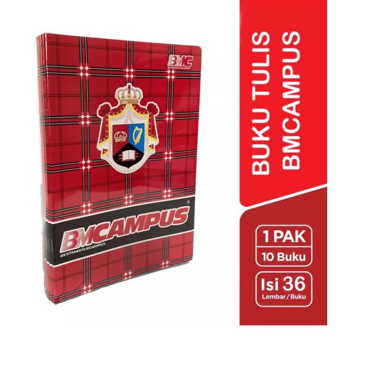 

ue Ready Stok 1Pack Buku Campus Isi 36 Lembar BMC Buku Tulis BMCampus E91