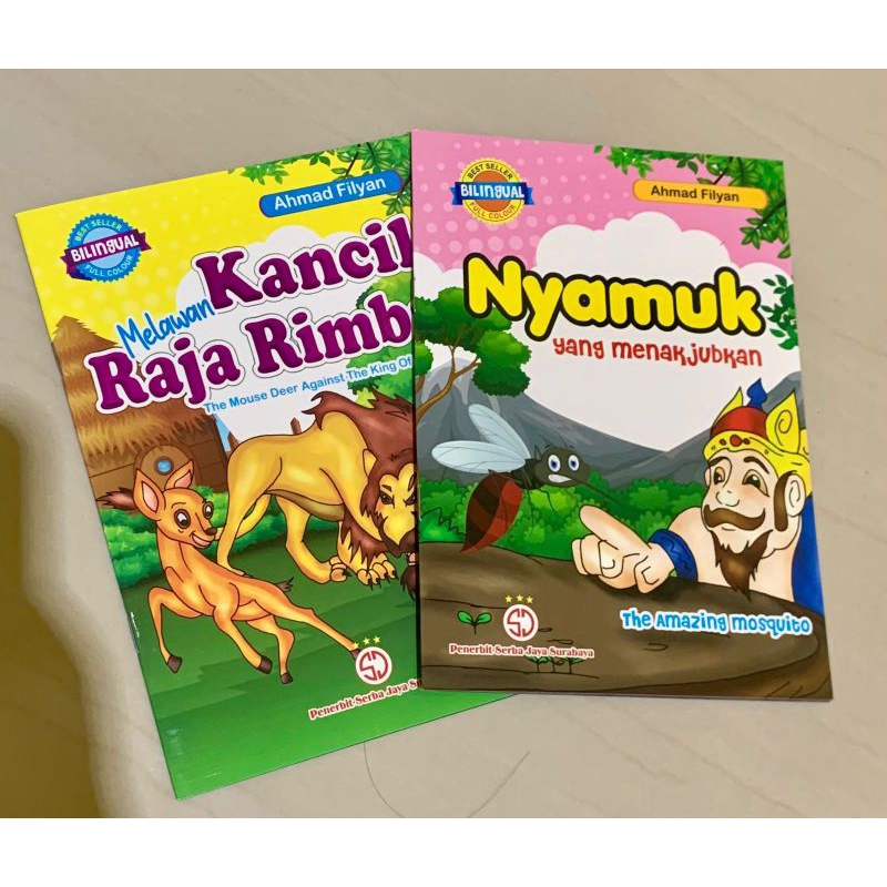 Buku Cerita Dongeng Anak Bergambar Cerita Hewan Edukasi Anak
