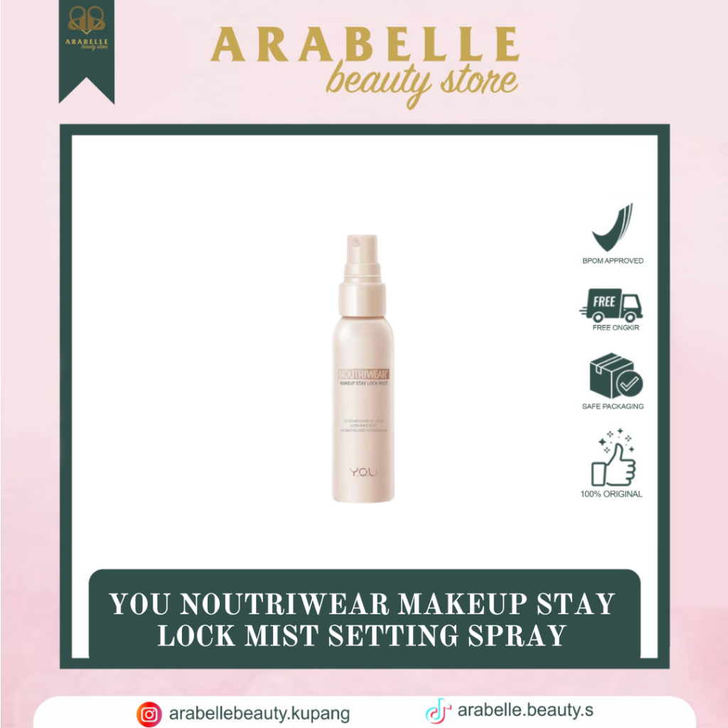 YOU NoutriWear+ Makeup Stay Lock Mist Setting Spray