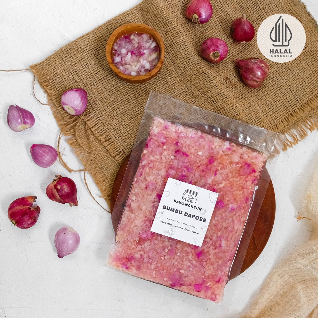 

Refill Bawang Merah Cincang / iris Minyak BAWANGKEUN BUMBU Baceman Dapur Masak Kupas Instan Shallot