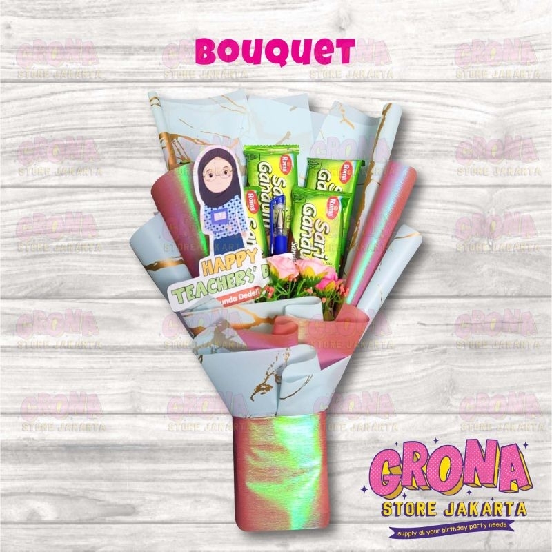 

Buket Snack / Buket Ciki Siap Kirim / bouquet Wisuda / Graduation / ulang tahun / Hari Guru / Hampers Guru