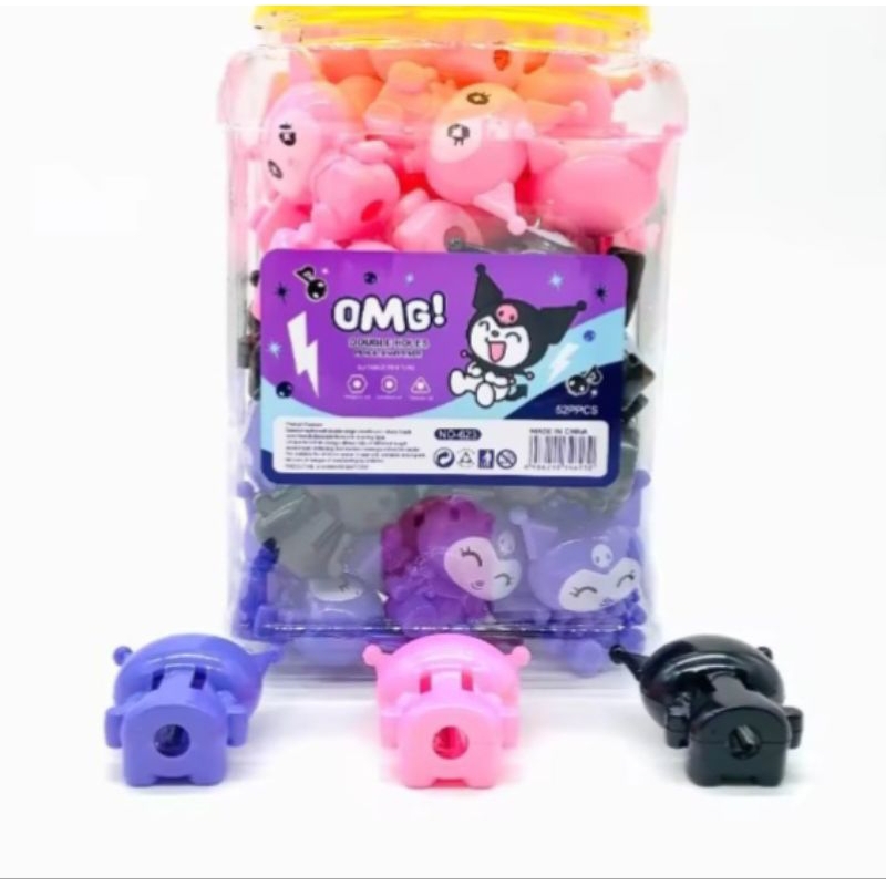 

RAUTAN 623 Kepala Kuromi / Orotan Pensil / Pencil Sharpener Sanrio