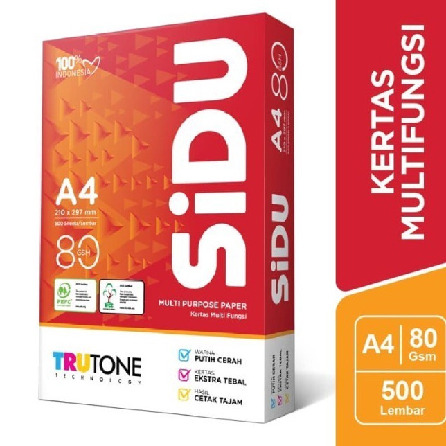 

Murah Banget Kertas HVS A4 8 gr SIDU R99