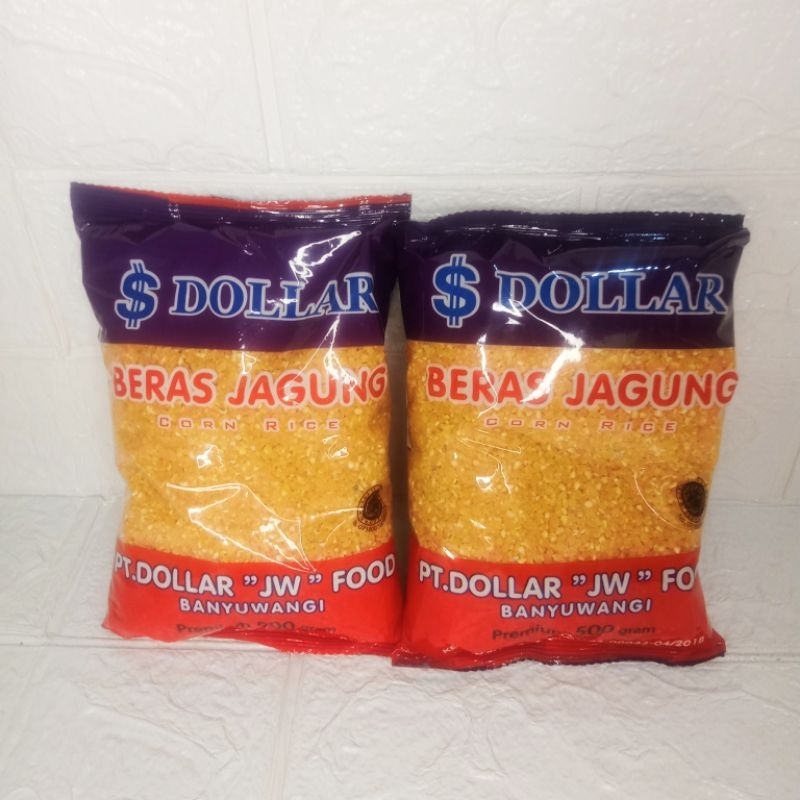 

Beras Jagung Dolar Kemasan 500 gram // Beras Jagung Dolar Super // Dolar Beras Jagung Murah