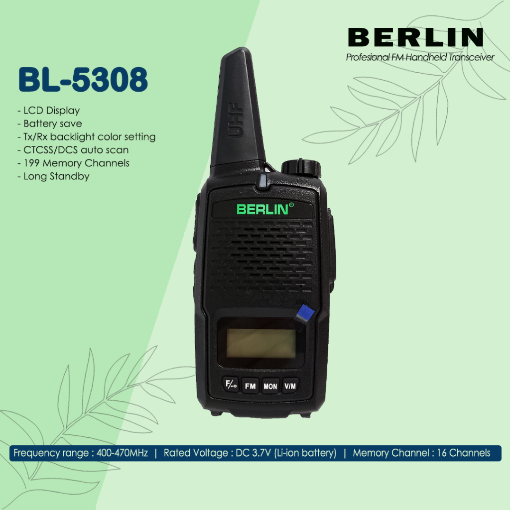 HT Berlin BL 5308 Walkie Talkie Original