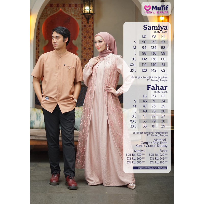 Couple Mutif Samiya Fahar