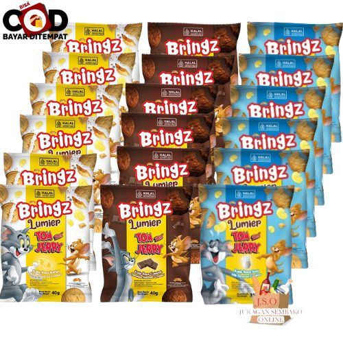 

[ JSO ] Sobisco Bringz Lumier Cookies Renceng 12pcs x 40gr Butter Cokelat Susu Keju Kukis Snack Cemilan Anak Halal