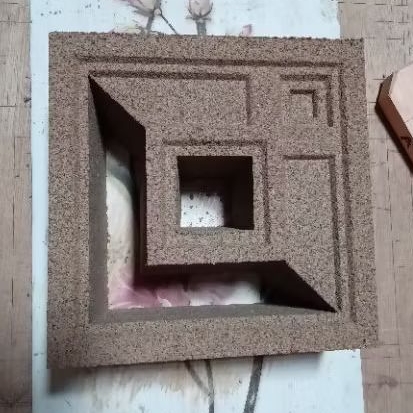 Cetakan Loster Kayu Tumbuk Minimalis Terbaru