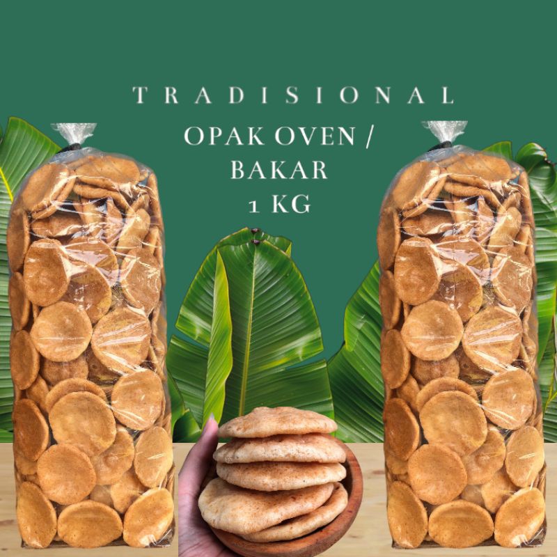 

Opak Ketan Bakar / Opak Oven (Gurih Manis) ukuran 1kg dan 1/2 kg