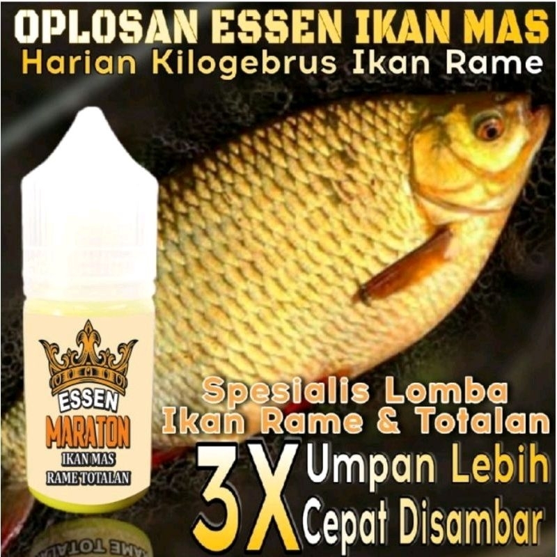 Essen super premium Maraton khusus ikan mas lomba harian ikan rame Essen ikan mas, Essen terlaris, e