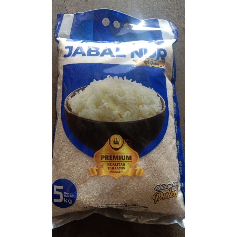 

Beras premium Jabalnur 5kg