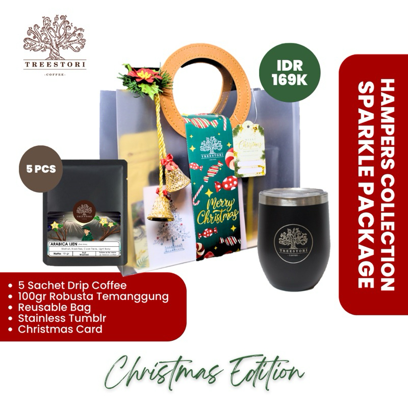 

Treestori Hampers Natal Kopi Drip Coffee Tumblr Paket Sparkle