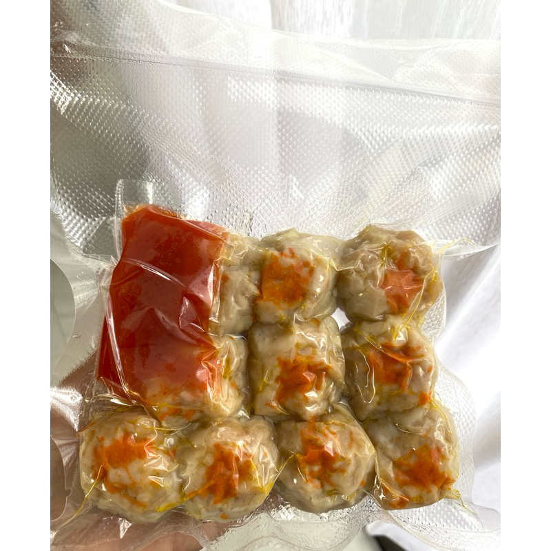 

Dimsum Ayam Premium Frozen Halal Isi 10pcs Free Saos Sambal