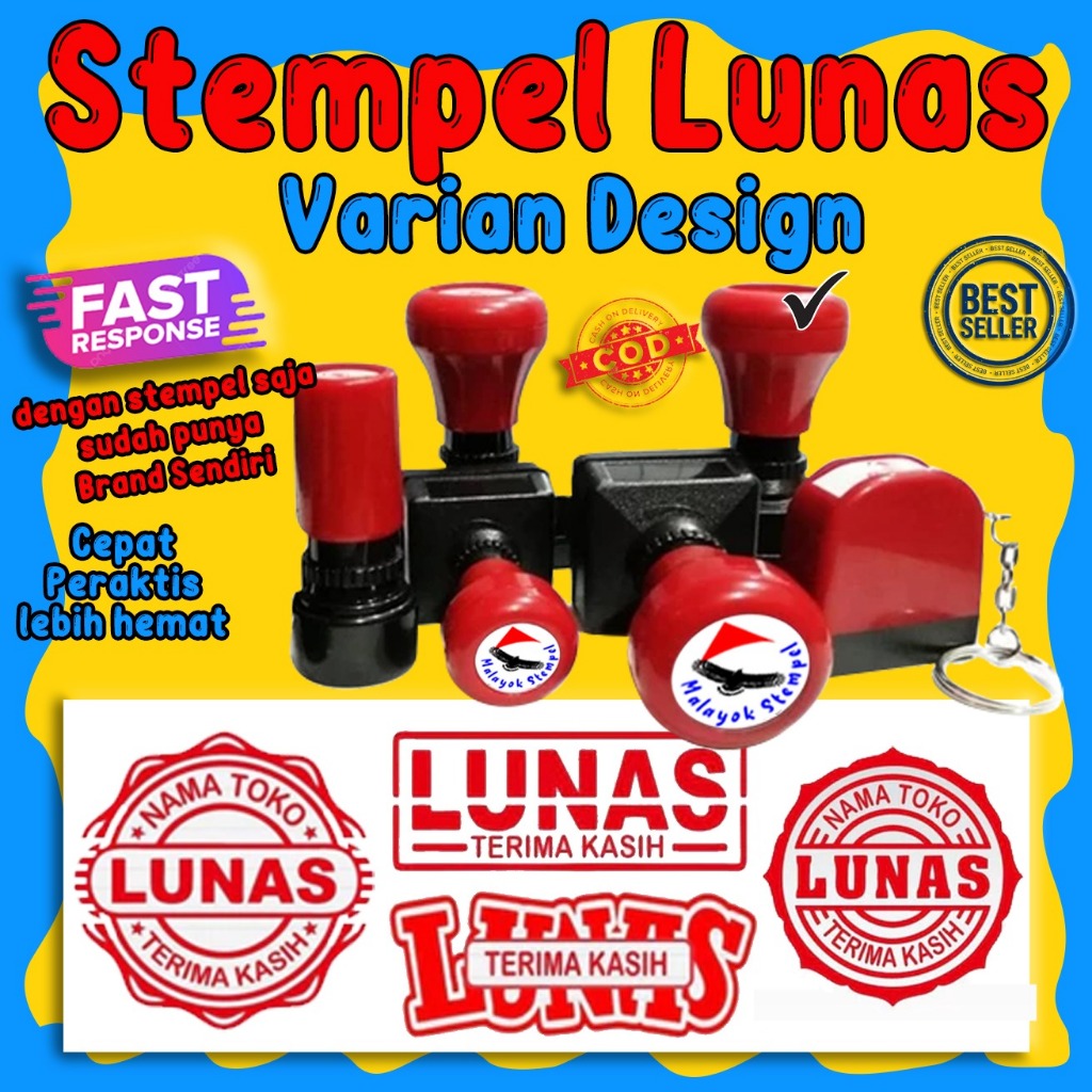 

stempel lunas otomatis varian design