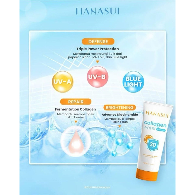sunscreen hanasui spf 30+++