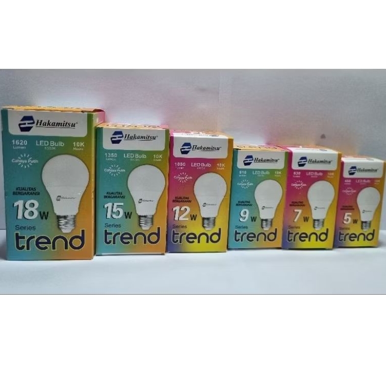 LAMPU LED TREND HAKAMITSU 5wt 7wt 9wt 12wt 15wt 18wt