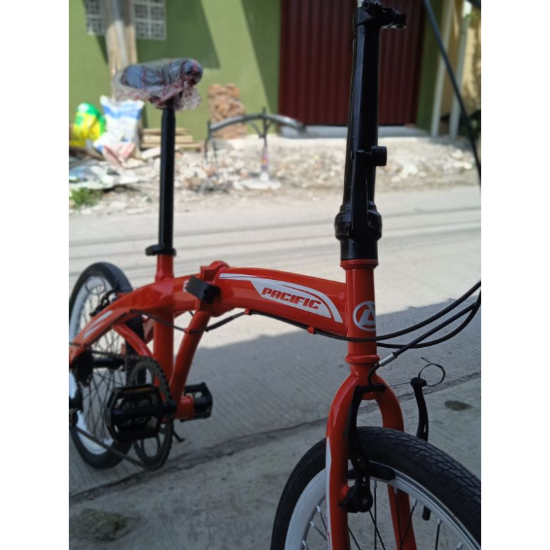 PACIFIC Repaint Sepeda Lipat Second Sepeda Siap Pakai Repaint United