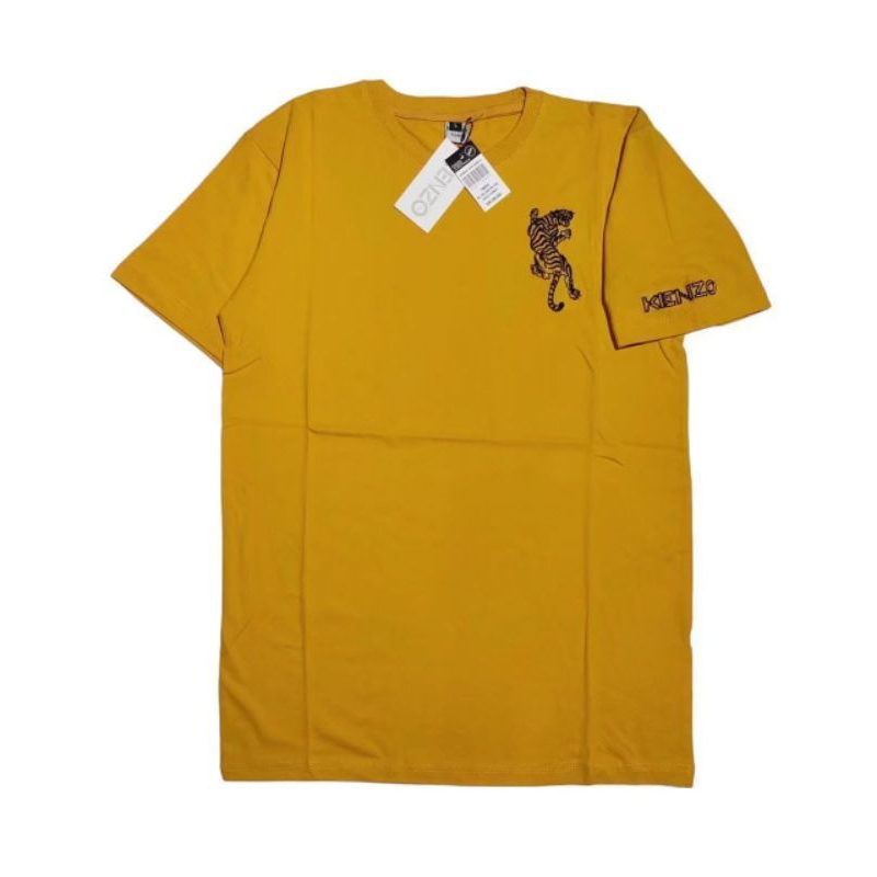 kaos Kenzo T-shirt logo bordir distro 100% premium High Quality baju unisex pria & wanita terlaris