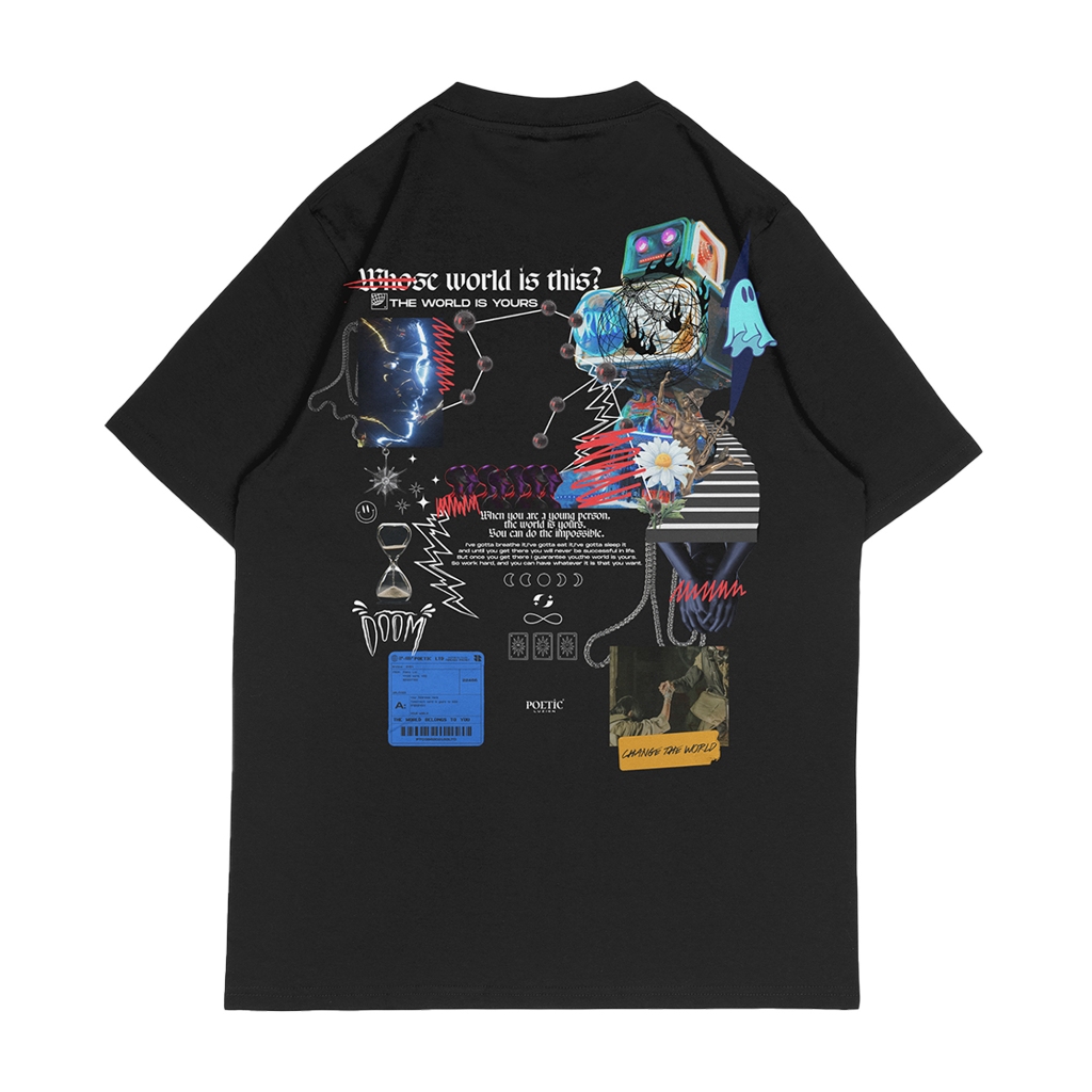 Poeticluzien Black T-Shirt Verden