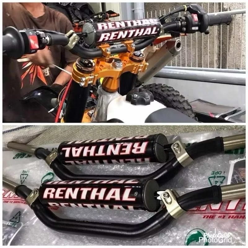 STANG RENTHAL  TWINWALL UNIVERSAL CRF KLX DTRACKER WR DLL KODE 997 SUPERMOTO HARIAN TRABAS