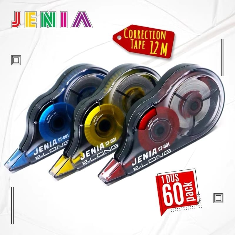 

KS CORRECTION TAPE / TIP E ROL / TIP X KERTAS 5MM X 12 METER CT -001 STATIONERY