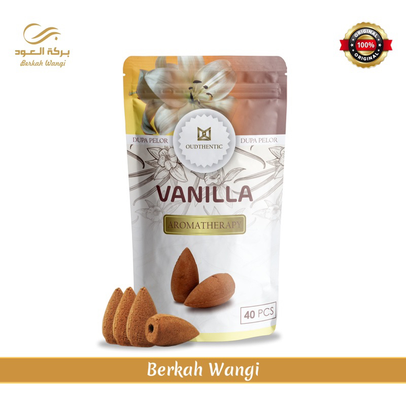 Bukhur buhur Dupa pelor Aroma  VANILA kerucut buhur bukhur aromaterapi mini pewangi ruangan isi 40