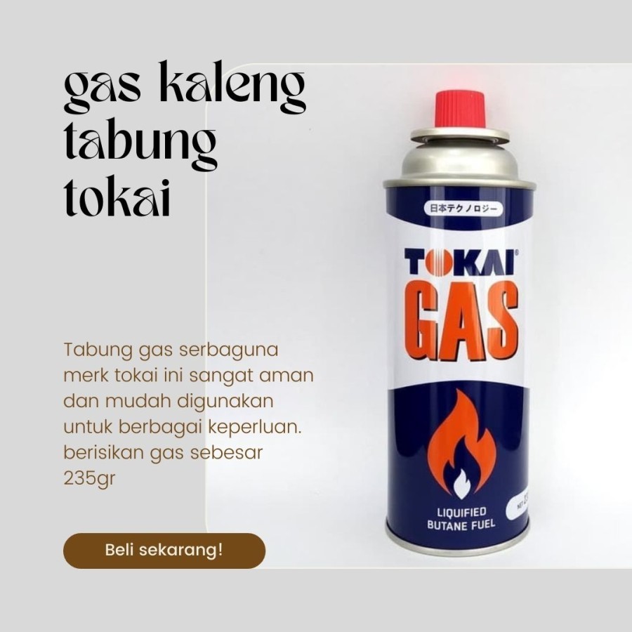 TERMURAH gas TOKAI gas portable gas mini gas kompor portable gas las gas kaleng gas untuk camping ga