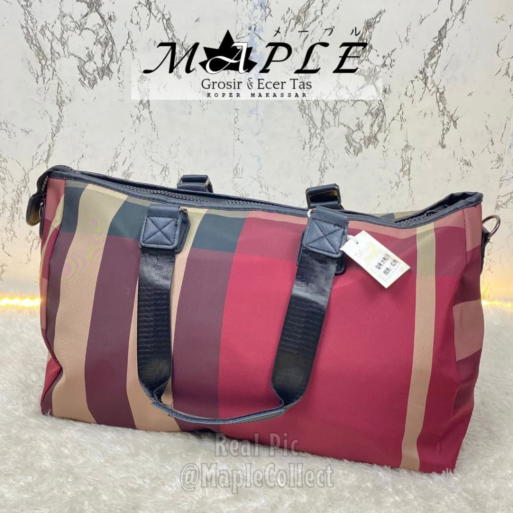 MAPLE TAS TRAVEL SUPER TEBAL IMPORT PREMIUM TAS PAKAIAN IMPORT TRAVEL BAG TAS PAKAIAN JUMBO MAKASSAR