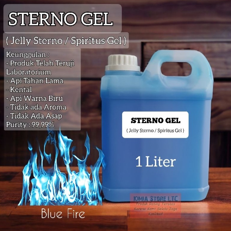 Potongan spesial Sterno Gel 1 Liter  Isi Ulang Sterno Gel  Jelly Sterno  Spiritus Gel