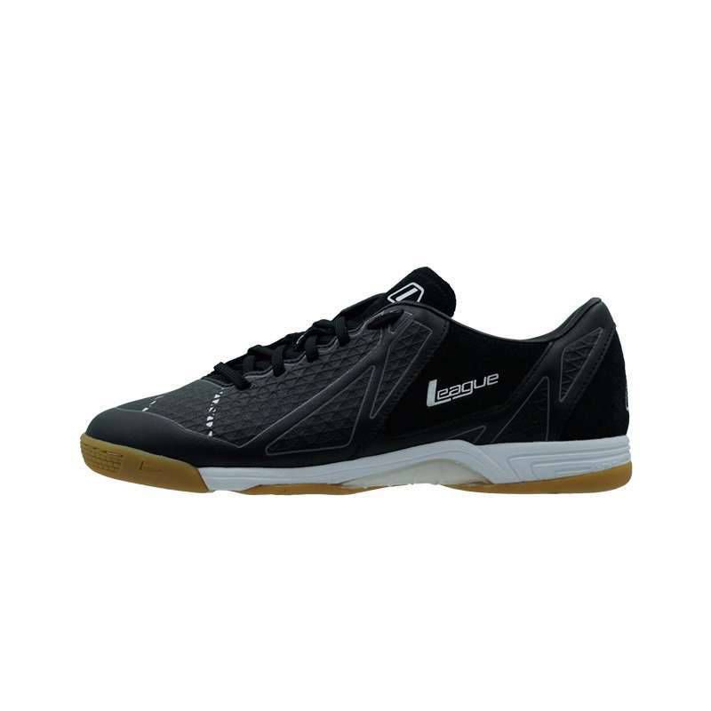 Sepatu Futsal League Gioro III Street Elite Black Shoes Cowo Pria Hitam Original Murah Promo Diskon