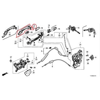 handle handel pintu luar depan honda civic fb1 fb2 2012 2013 2014 2015 ori