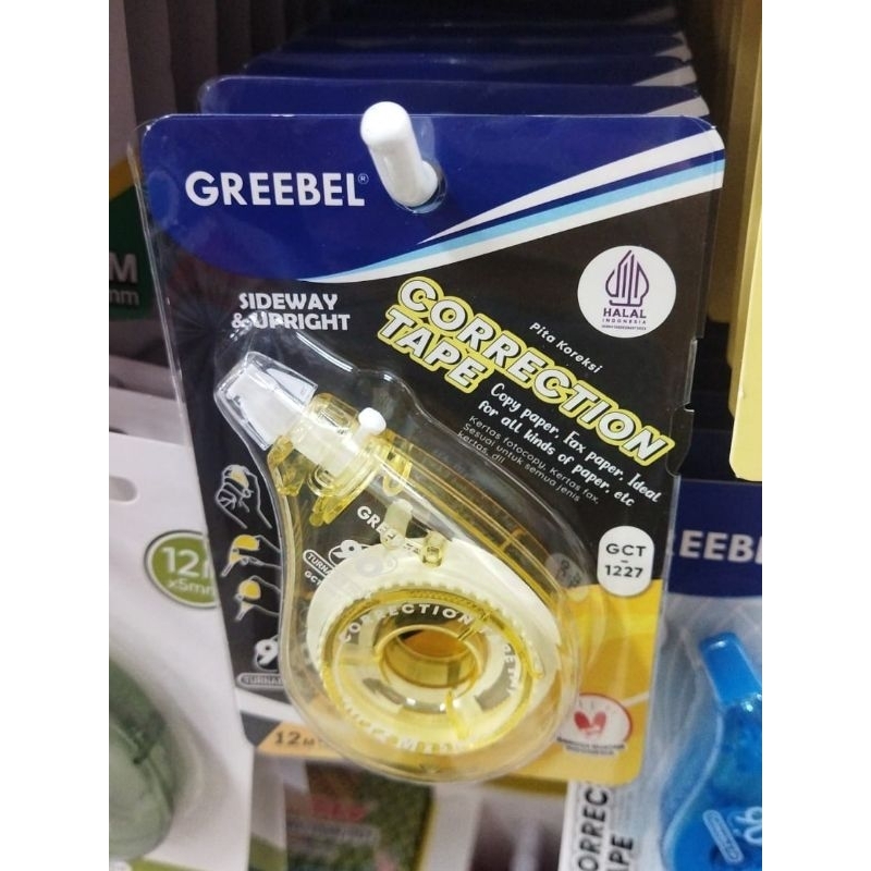 

pasbeli - greebel tipe x/stipo kertas/Correction Tape GCT-1227