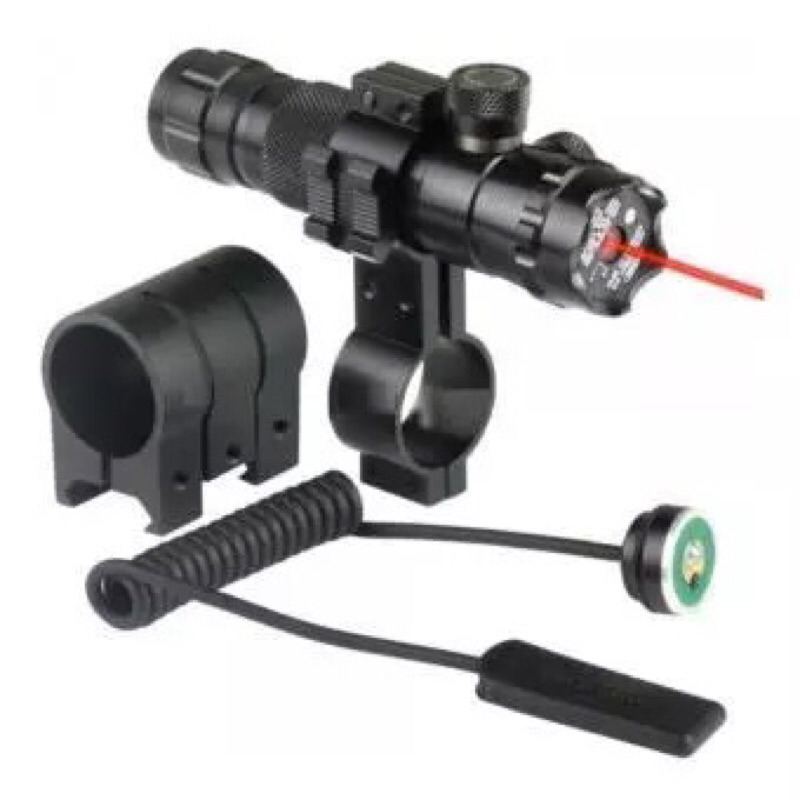 Laser Teleskop Scope Hijau Dan Merah Jarak Jauh Cas Tactical DK