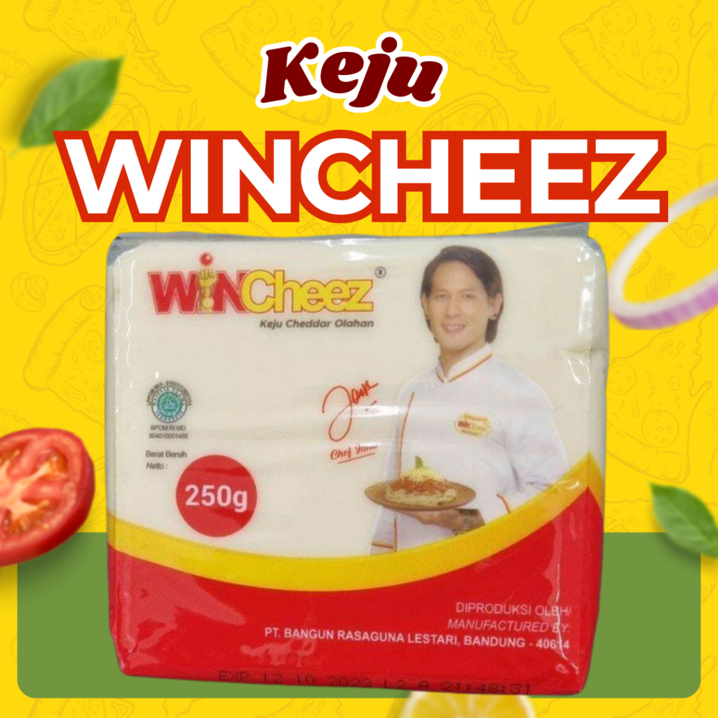 

Keju Cheddar Wincheez kemasan 250gr olahan